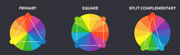 color-wheel PRIMARY-square-split complementary